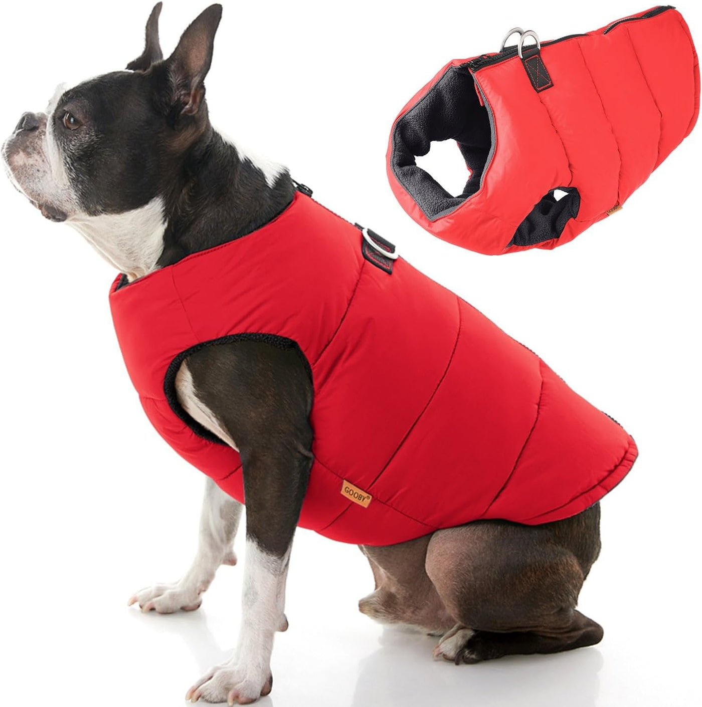 RedRover CozyFleece: Warm Zip-Up Padded Dog Vest